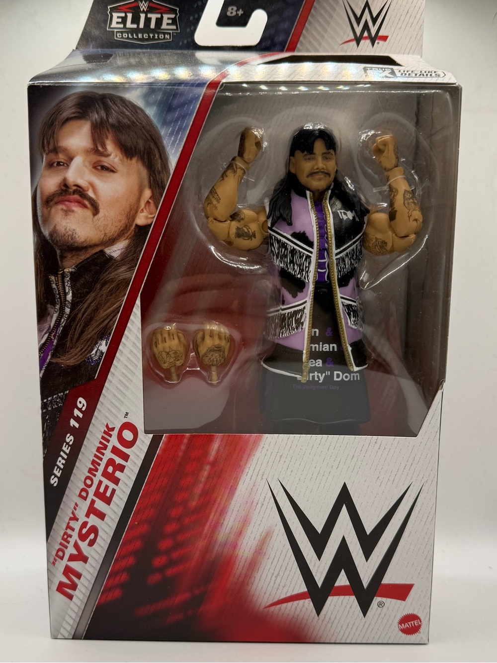 WWE Dominik Mysterio Figure - Purple, Black & Gold Accents
